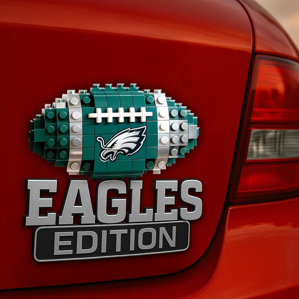 PE x NFL Building Block Set 3D Car Name Badge DDT CTND
