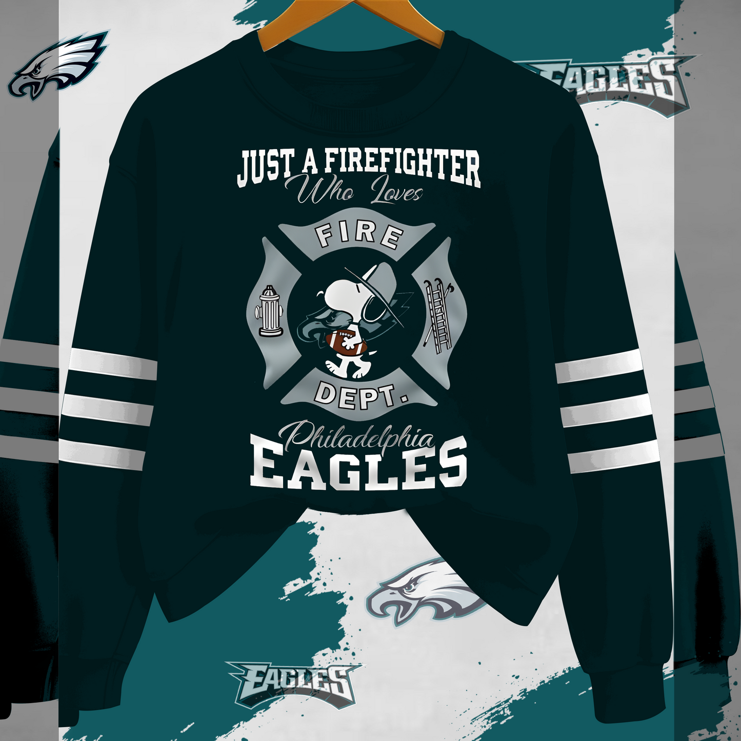 PE x NFL Just A Firefighter Who Love Sweatshirt DDT 201025 HLPHUONG