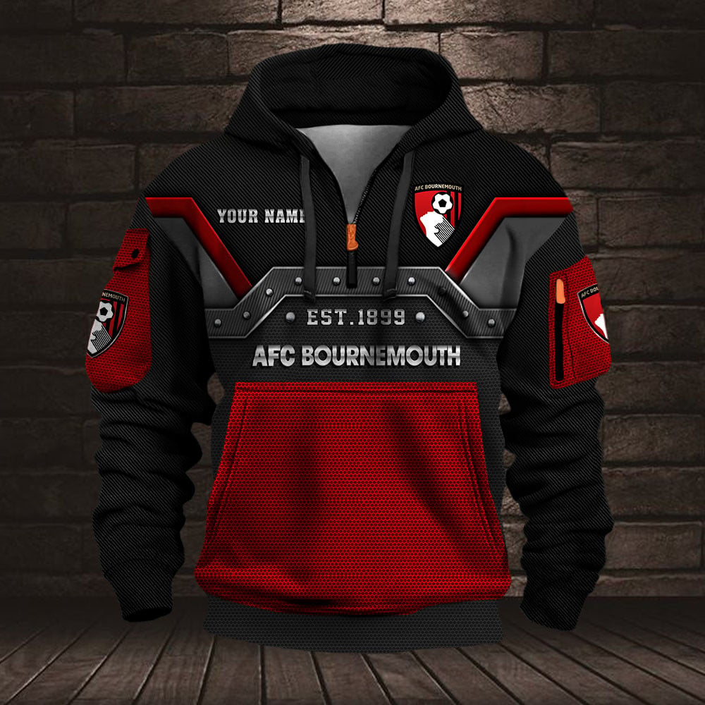 Personalized AB Premium EPL Half Zip Heavy Hoodie DDT NTL