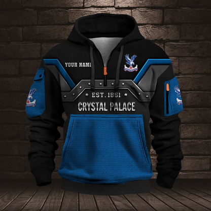 Personalized CP Premium EPL Half Zip Heavy Hoodie DDT NTL