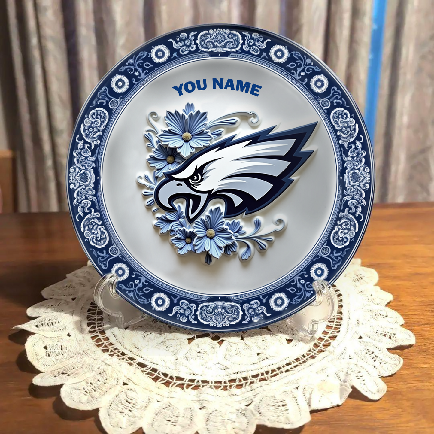 Personalized Custom Ceramic Round Plate
