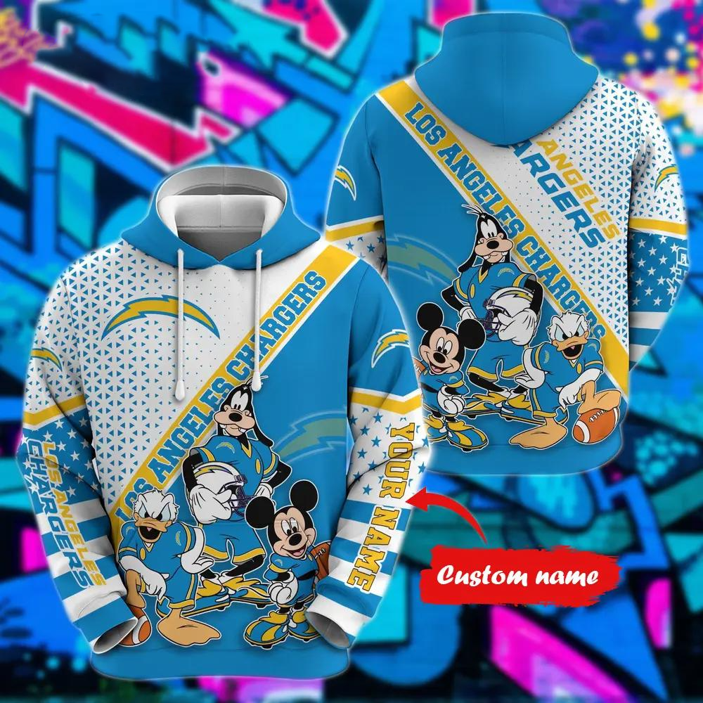 Personalized LAC x NFL Character Cartoon Movie Unisex Hoodie DDT CTND