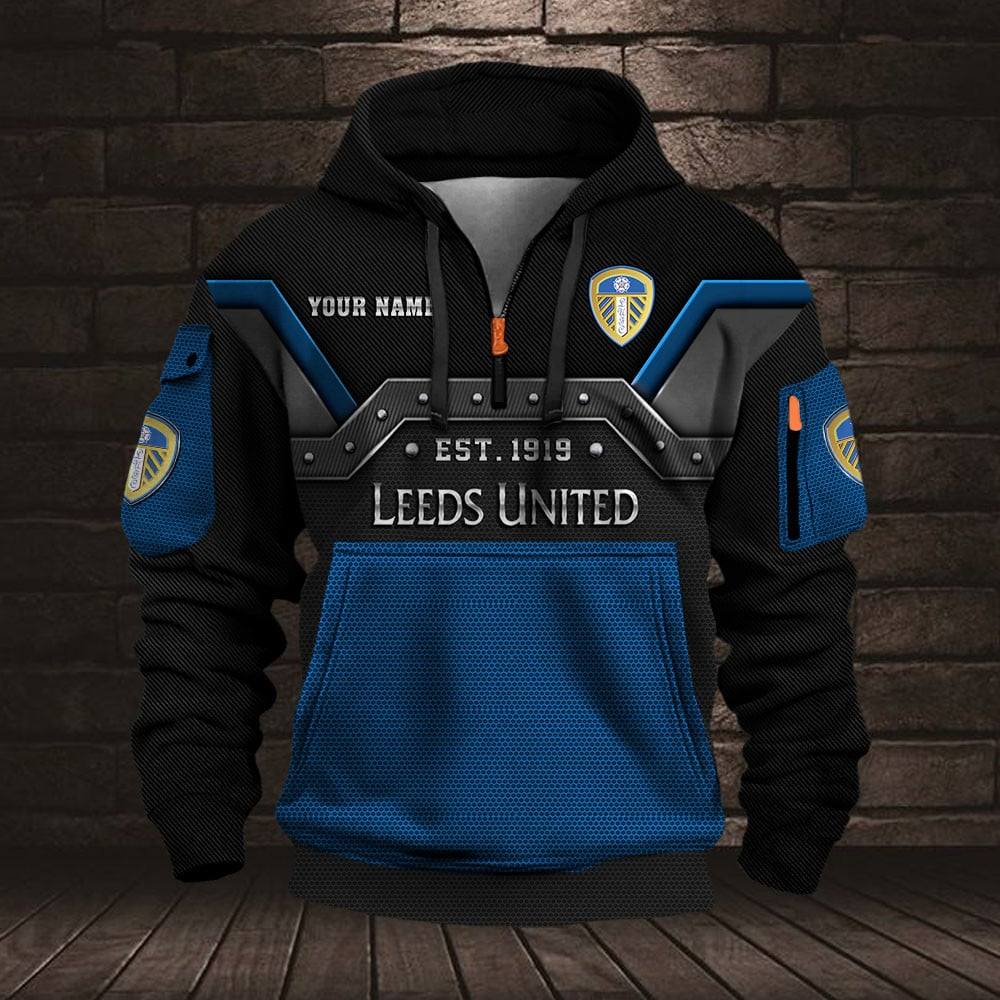 Personalized LU Premium EPL Half Zip Heavy Hoodie DDT NTL