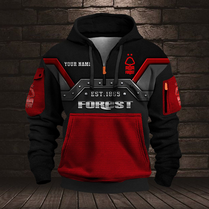 Personalized NF Premium EPL Half Zip Heavy Hoodie DDT NTL