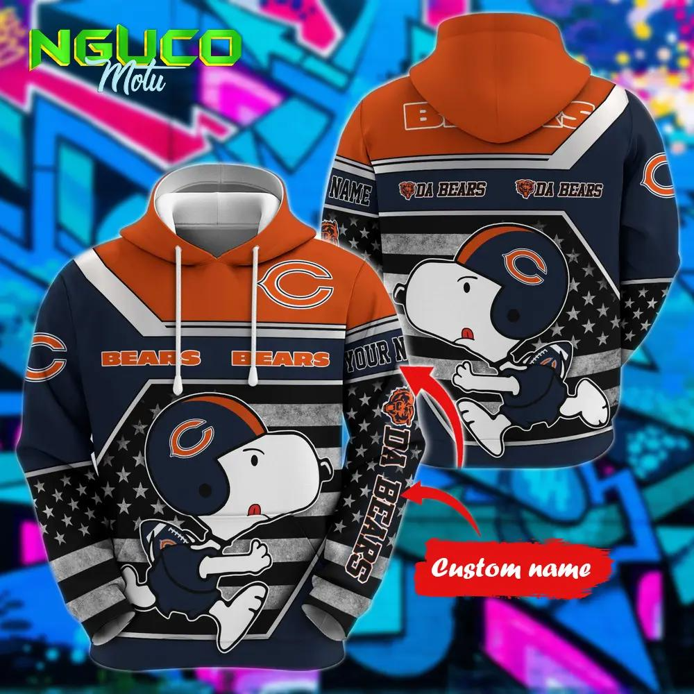 Personalized NFL CHI x SNP Unisex Hoodie DDT NTL