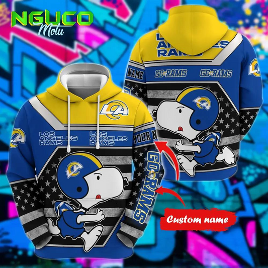 Personalized NFL LAR x SNP Unisex Hoodie DDT NTL