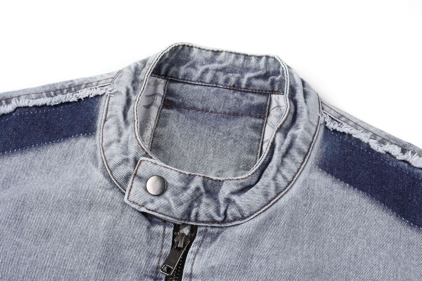 Personalized NOS Premium NFL Street Scar Denim Jacket DDT CTND