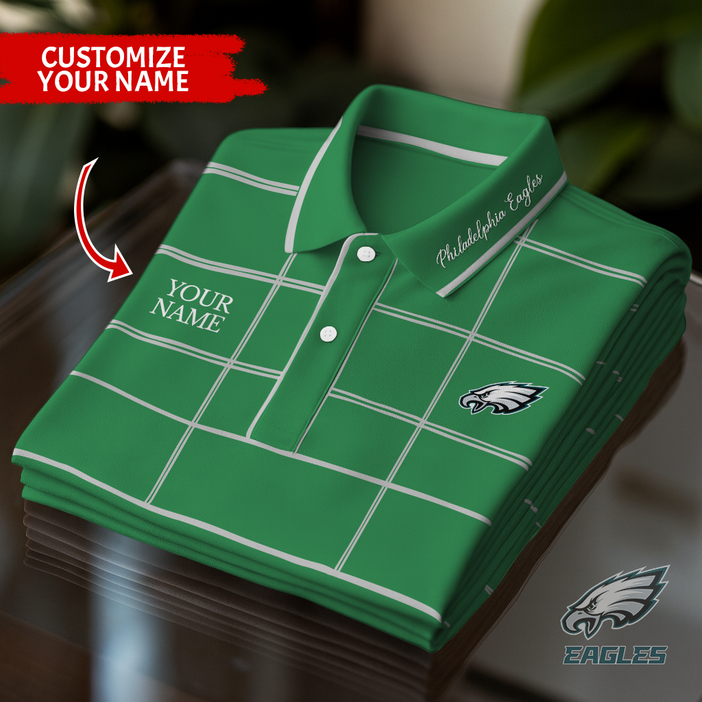 Personalized PE Premium NFL Polo Shirt DDT NTL