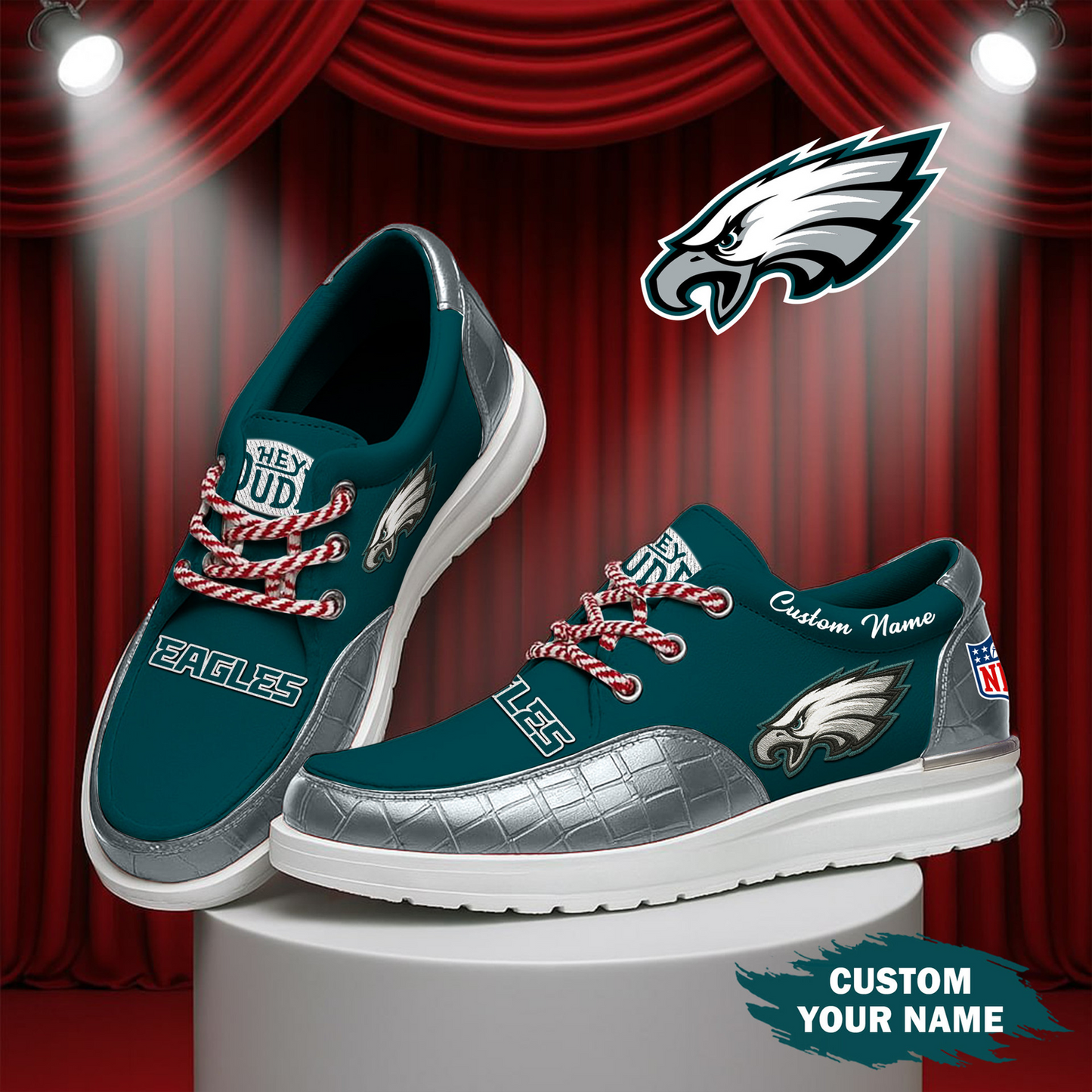 PHI x NFL  Premium Leather Loafer Shoes TUANND TANTD