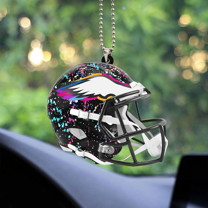 PHI x NFL Custom Shape 2-sided Car Ornament DATND TANTD