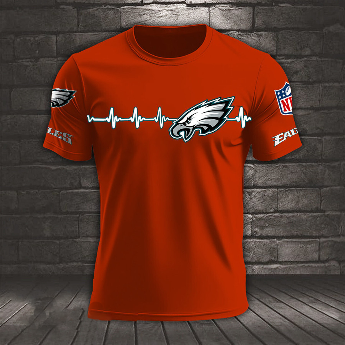 PHI x NFL Heart Rate Map Special 3D Shirt DatND ThuongNH