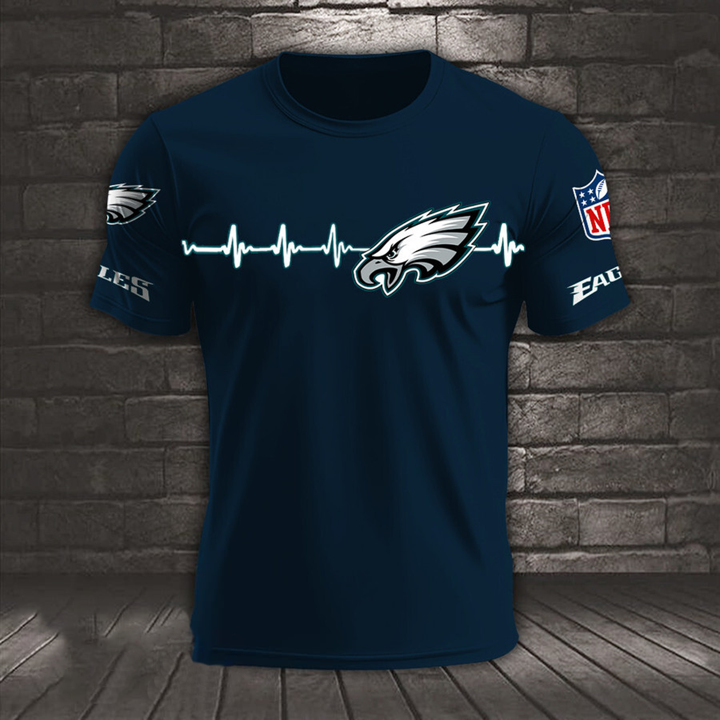 PHI x NFL Heart Rate Map Special 3D Shirt DatND ThuongNH