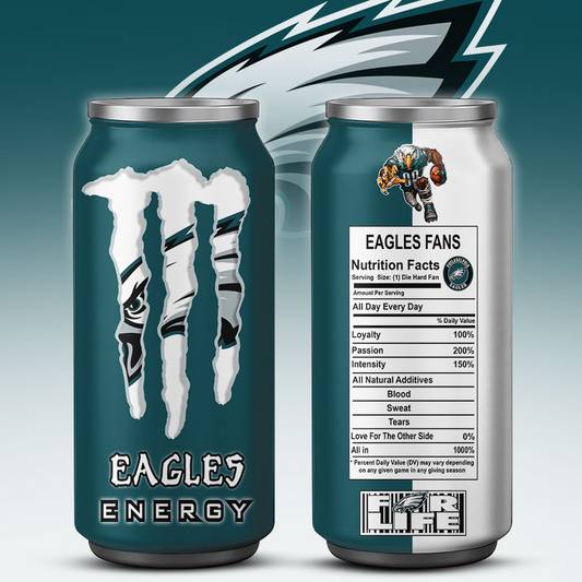 PHI x NFL Monster Energy Tumbler Gift for Fans DATND TANTD