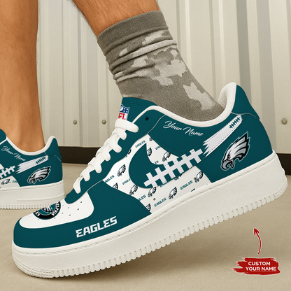 PHI x NFL Personalized AF1 Shoes DatND DVT