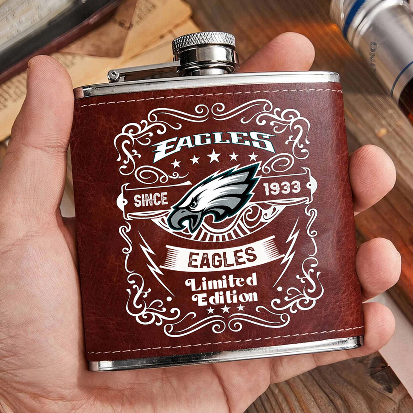 PHI x NFL Stainless Steel Flask DatND ThuongNH