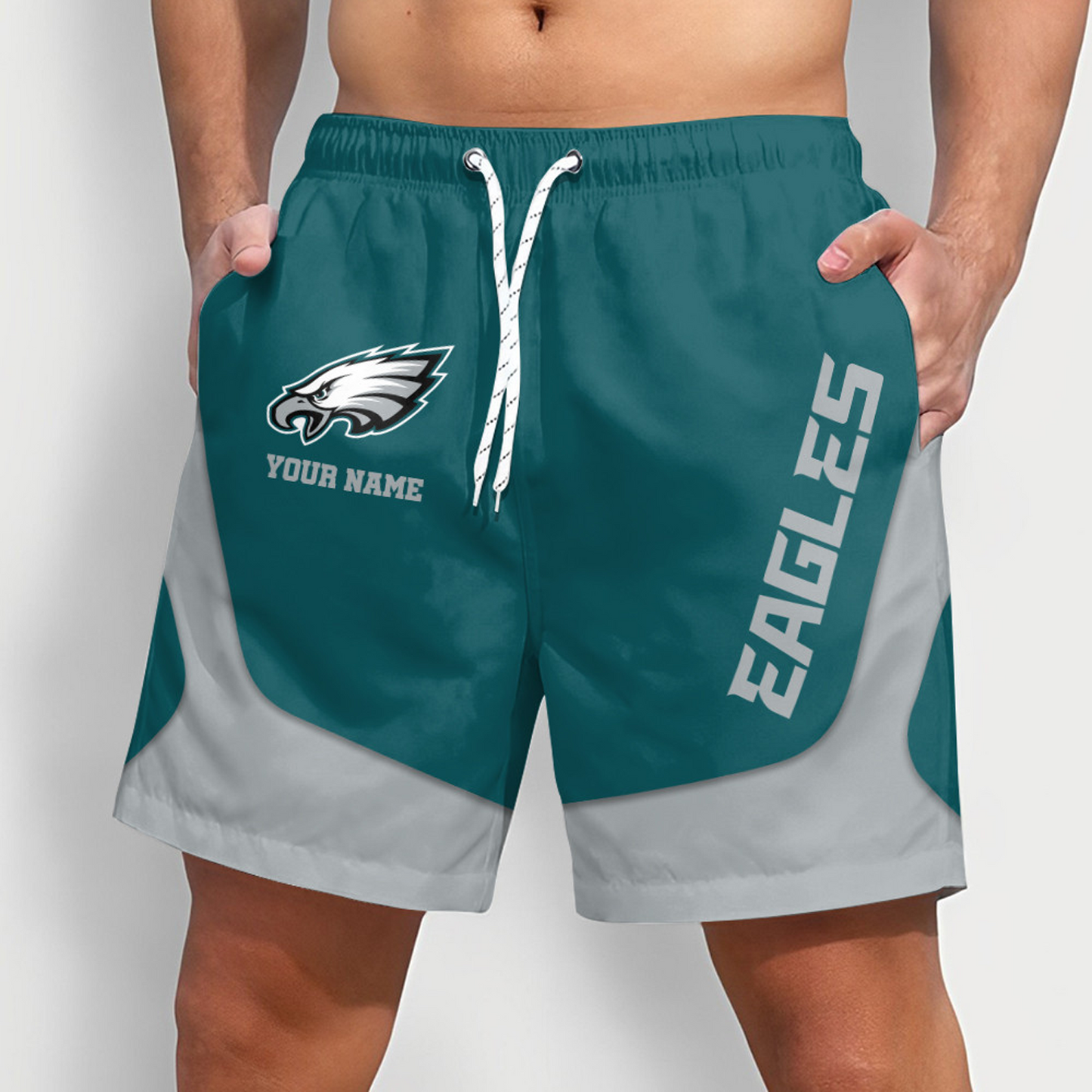 PHI x NFL Team Special Short Pants For Men Custom Name Gifts DATND TANTD25