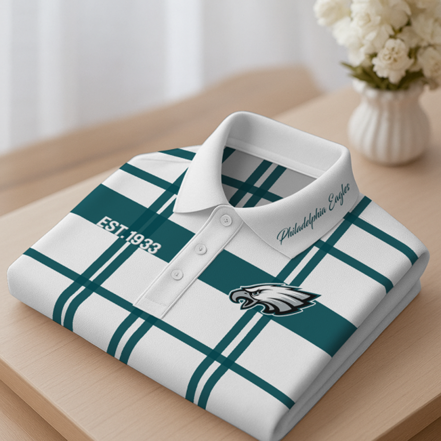 PHI X Premium NFL New Polo Long Sleeve V1 NAK NHT