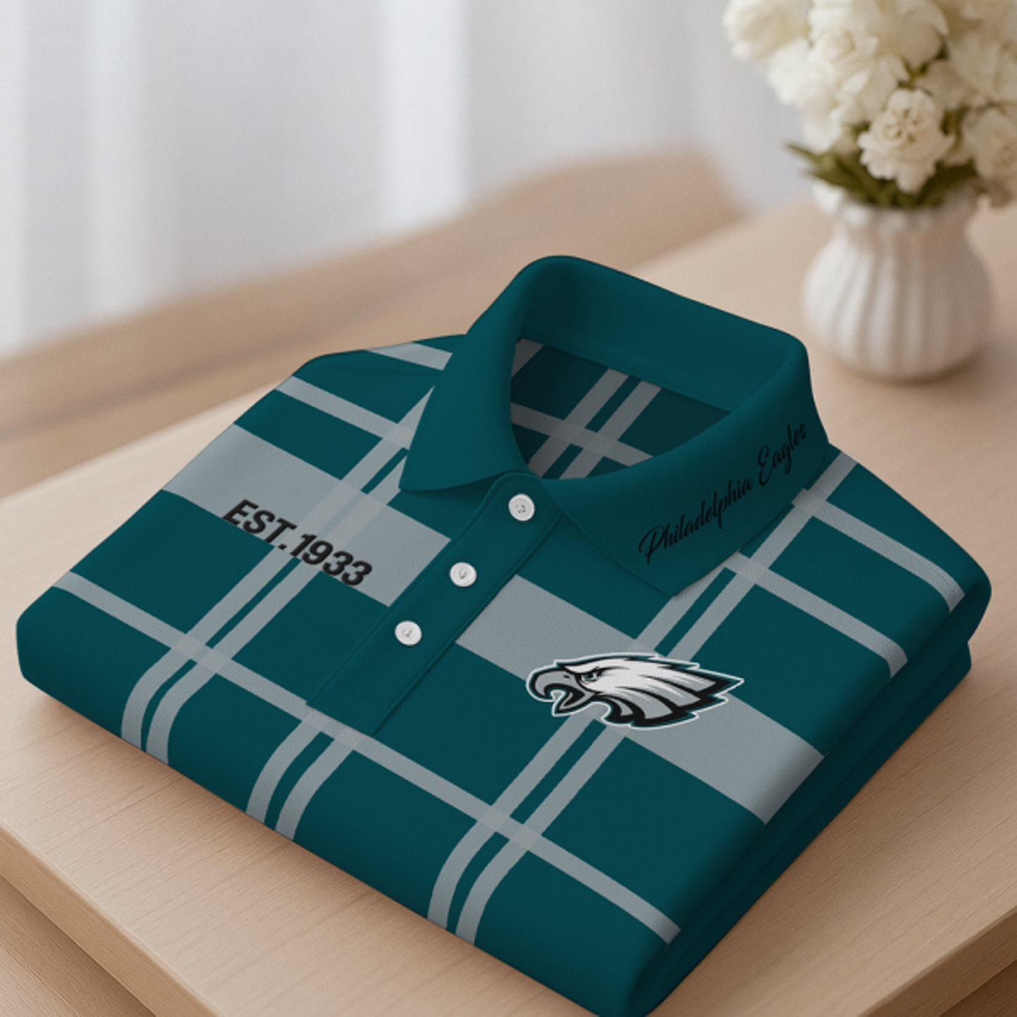 PHI X Premium NFL New Polo Long Sleeve V1 NAK NHT