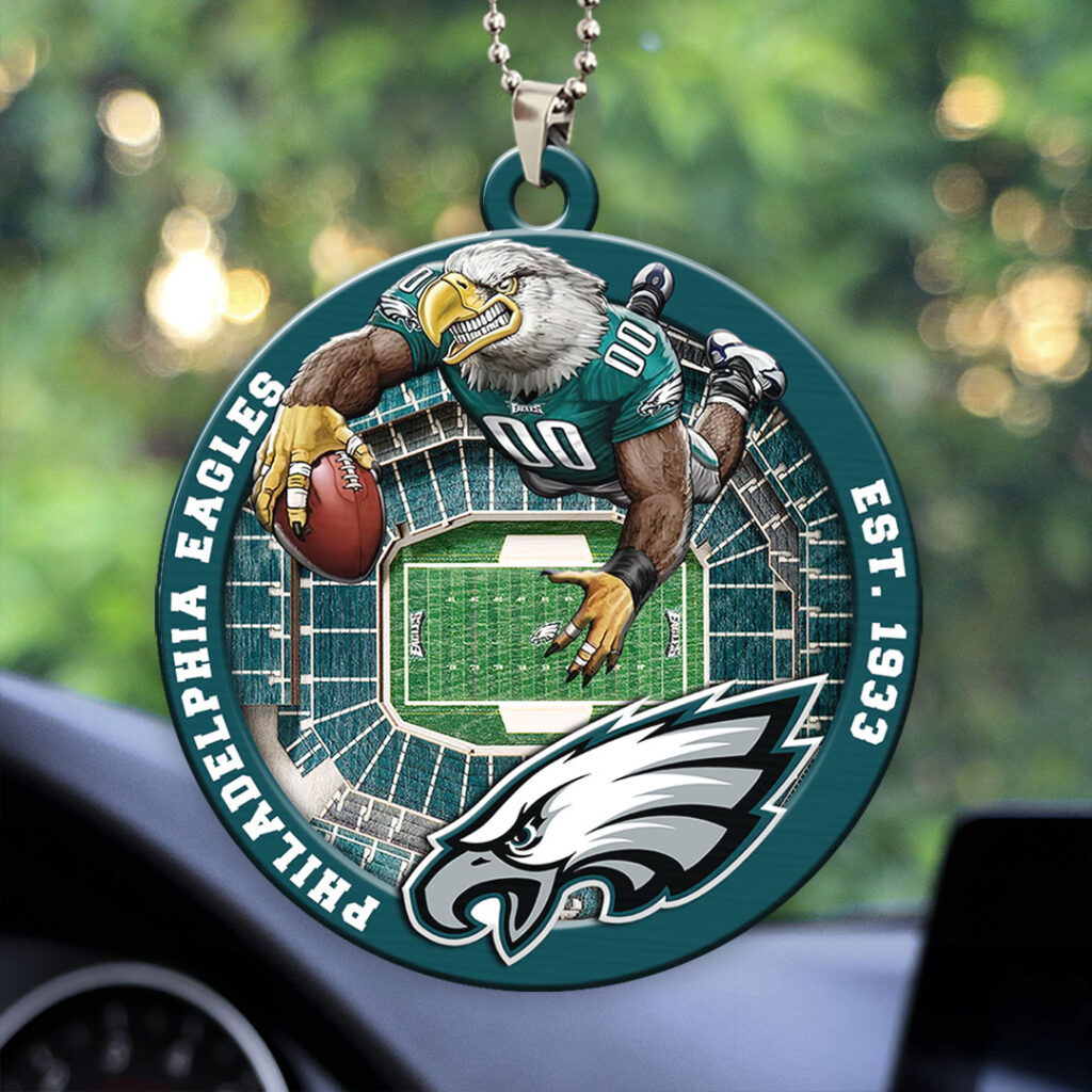 Philadelphia Eagle Car Ornaments NDT