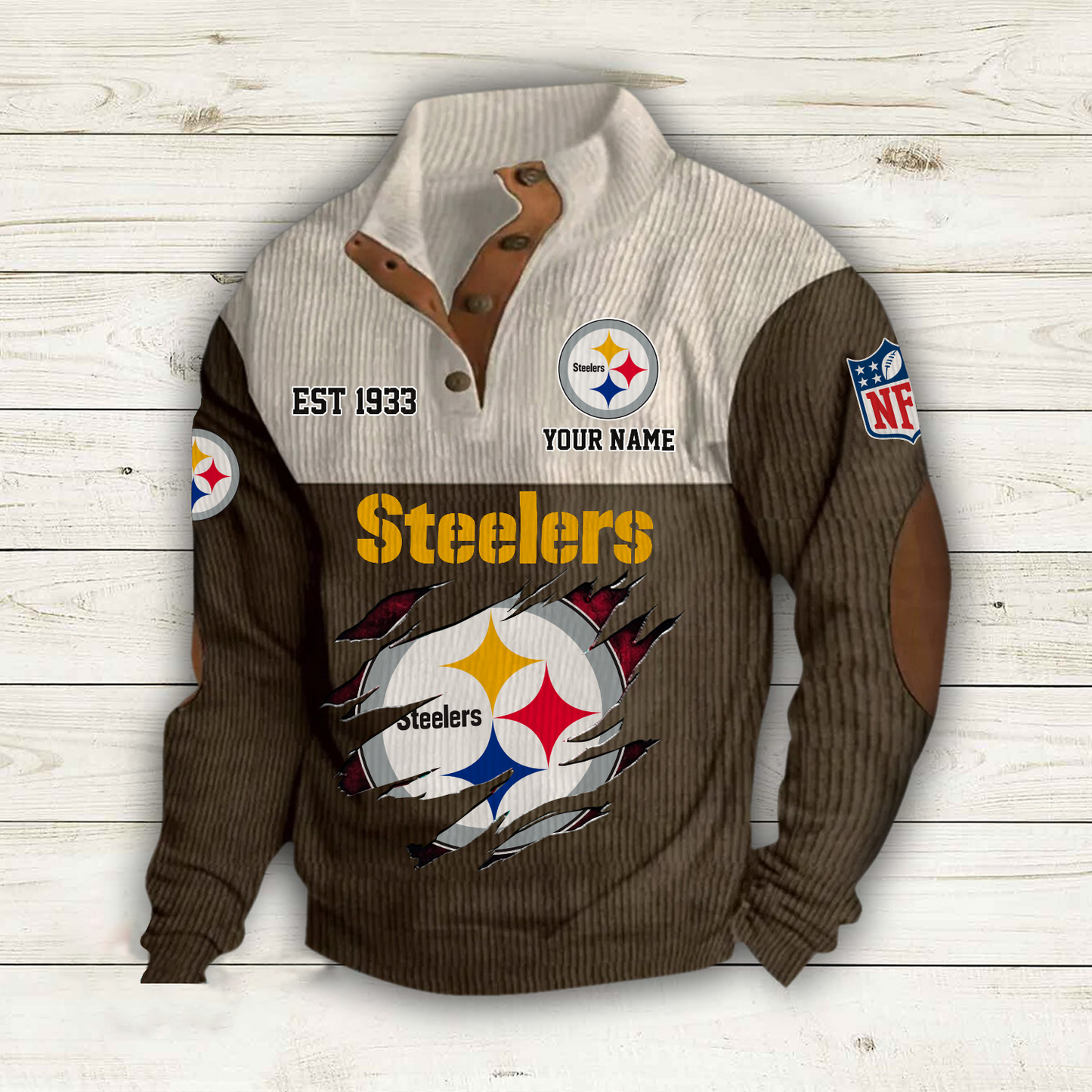 PIT x NFL Custom Name Sport Sweatshirt DatND DVT