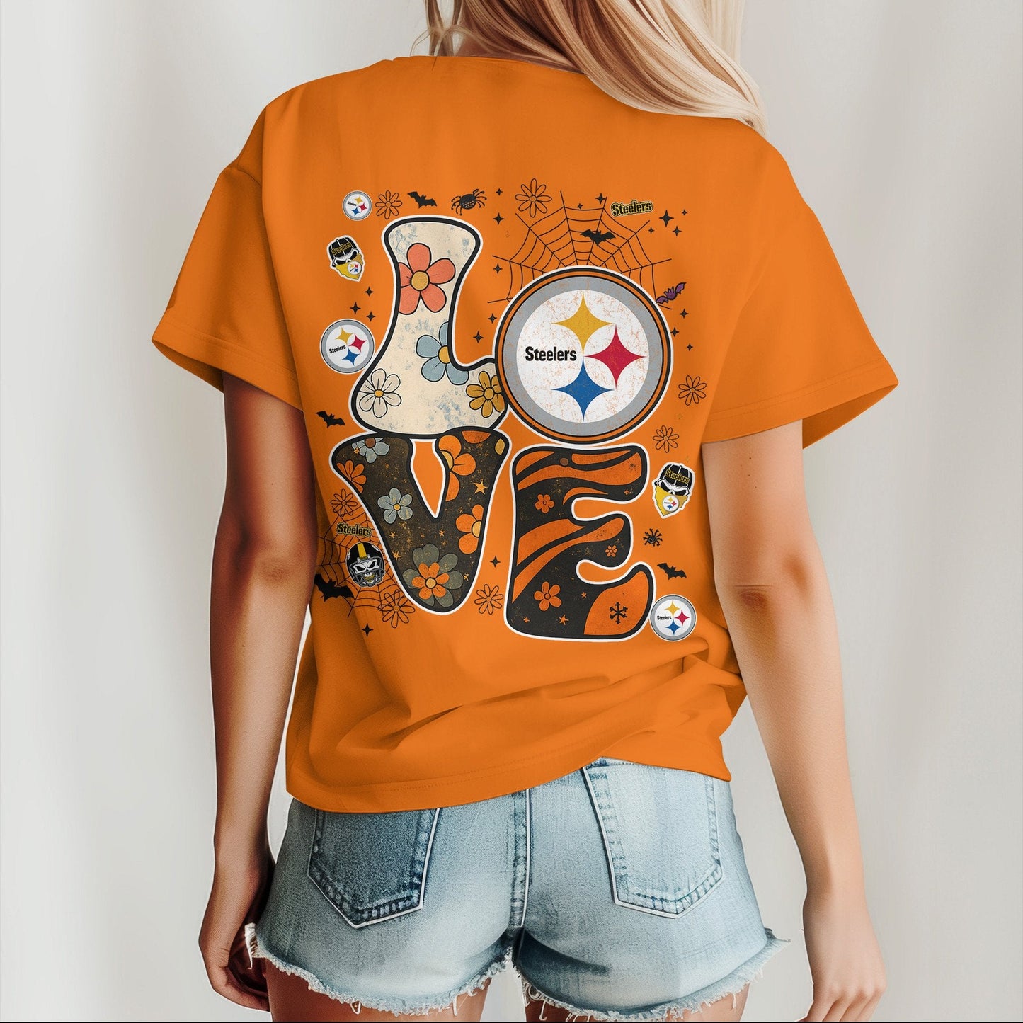 PIT x NFL Halloween Bow 3D Shirt 0409 DatND DVT