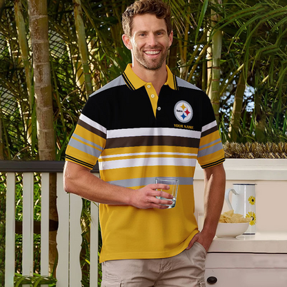 PIT x NFL New Style Men Short Sleeves Polo Shirt DatND DVT