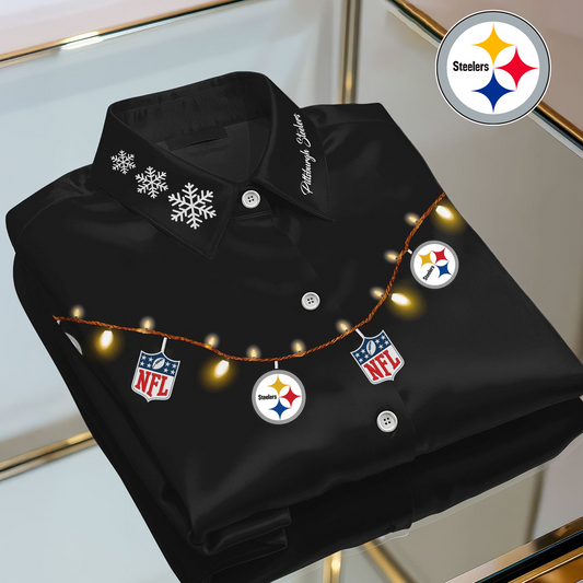 PIT X Premium NFL Christmas Long Sleeve Casual Shirt V1 NAK NHT