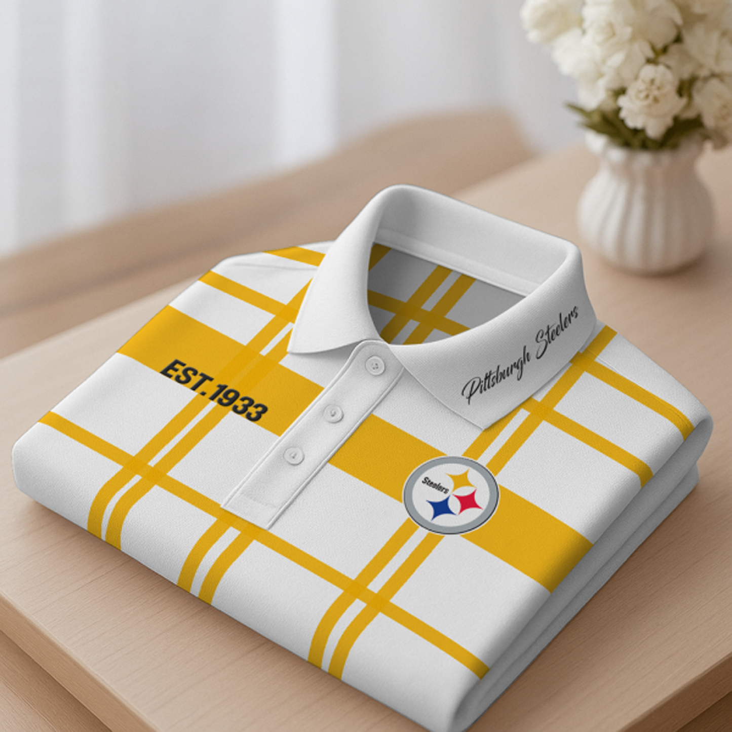 PIT X Premium NFL New Polo Long Sleeve V1 NAK NHT