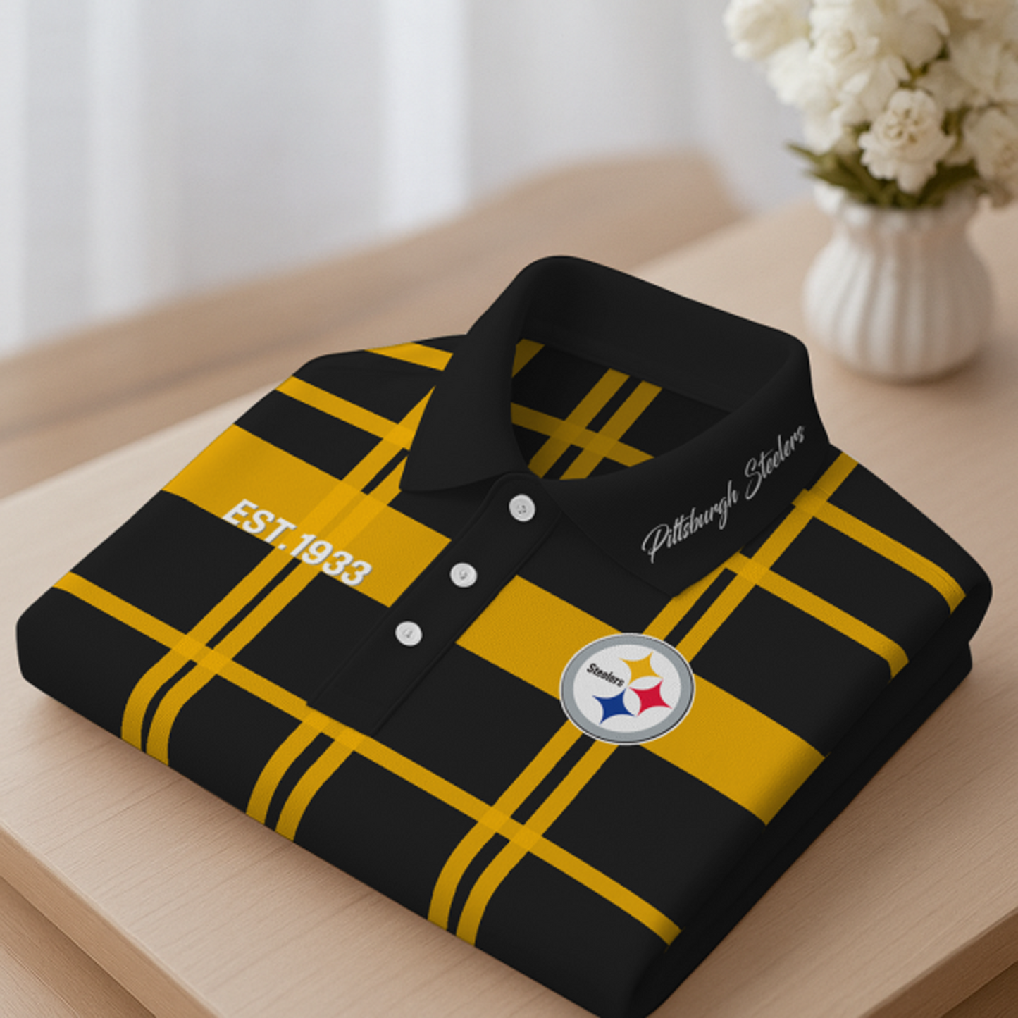 PIT X Premium NFL New Polo Long Sleeve V1 NAK NHT