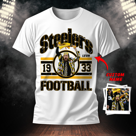 PS American Football Custom Name And Custom Photo For Fan Shirt