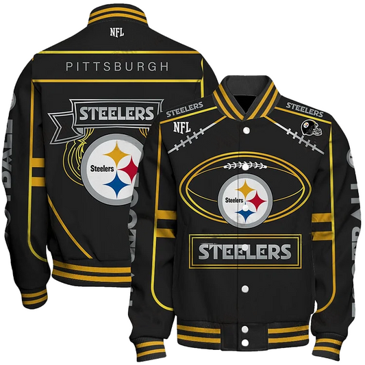 Pittsburgh Steelers Football Team 2024- 25 Victory Is Ours Unisex Varsity Jacket DDT HLPHUONG