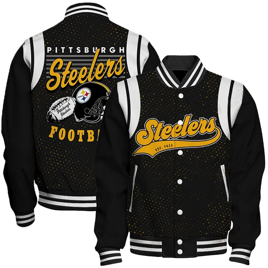 Pittsburgh Steelers National Football League 2024 Make Your Mark Unisex Varsity Jacket DDT 171025 HLPHUONG