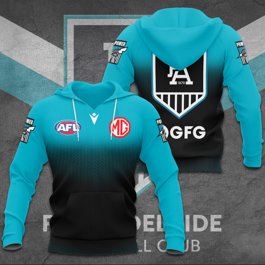 Port Adelaide Football Club AFL Power Special Edition Hoodie TM V3