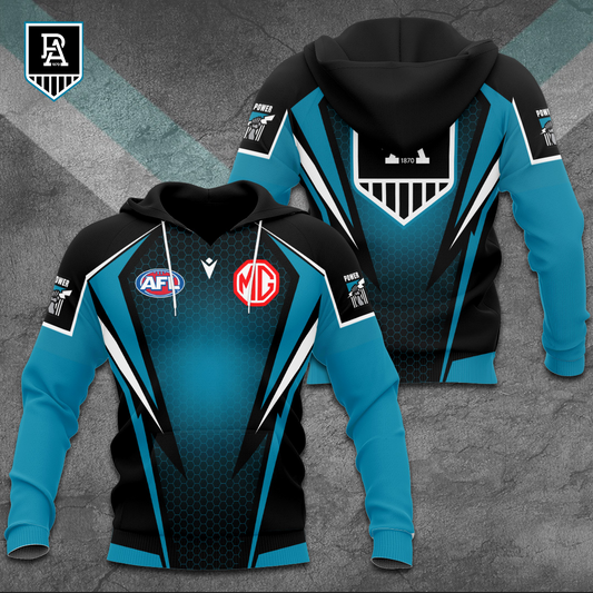 Port Adelaide Football Club AFL Power Special Edition Hoodie TM V4
