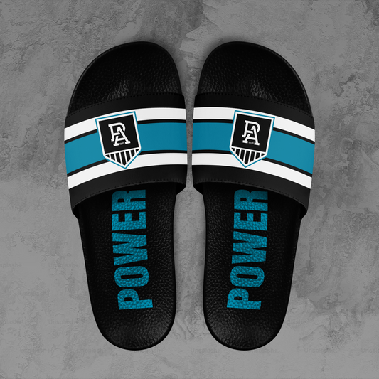 Port Adelaide Power 1 AFL 2025 Limited Edition Slide Sandals TM NTA V1