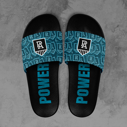 Port Adelaide Power 4 AFL 2025 Limited Edition Slide Sandals TM NTA V1