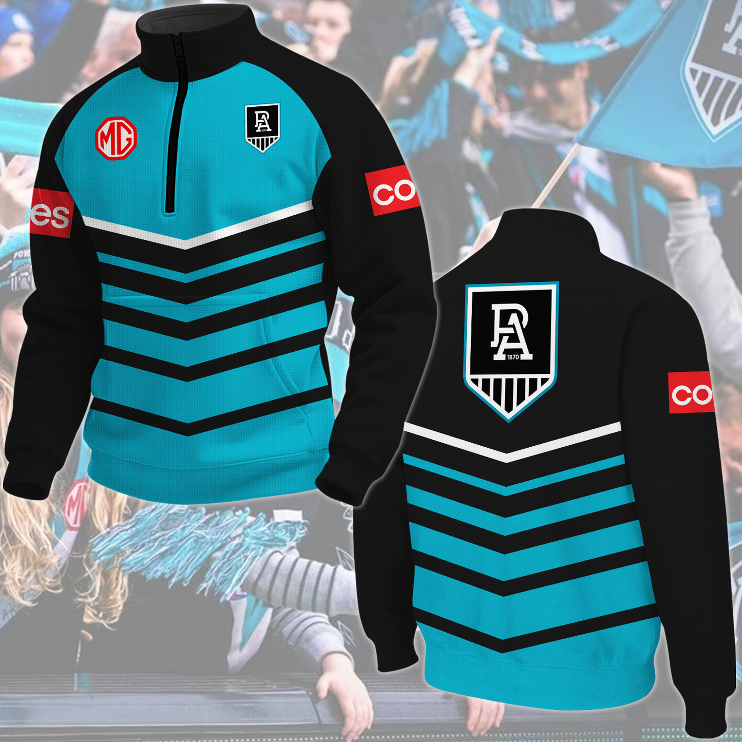 Port Adelaide Power AFL 2025 New Hoodie TM NTA V1