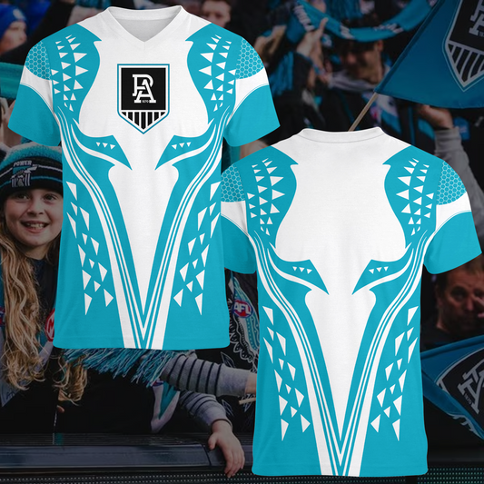 Port Adelaide Power AFL 2025 T-Shirt TM NTA V2