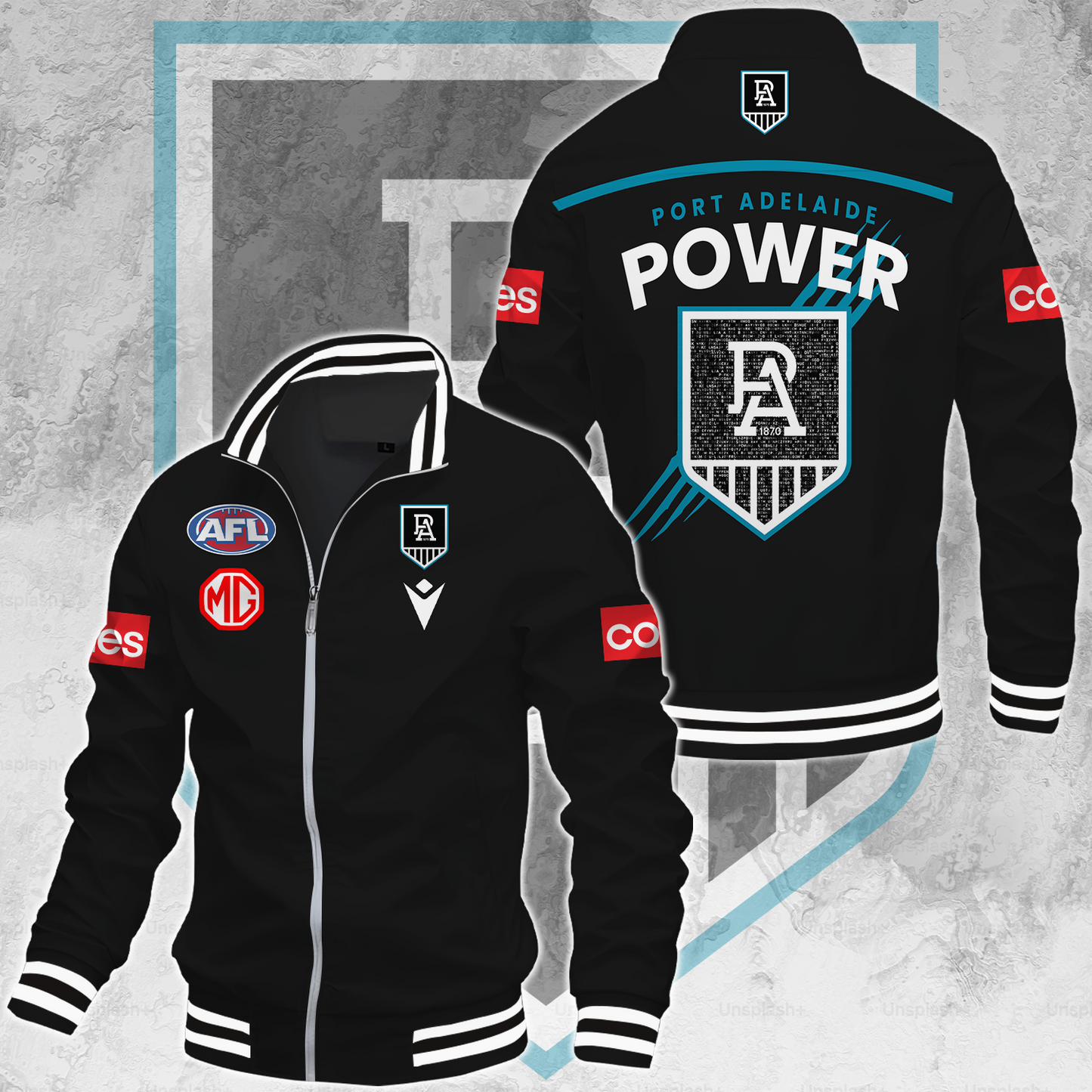 Port Adelaide Power Football Club AFL 2025 Limited Edition Casual Jacket TM NTA V51
