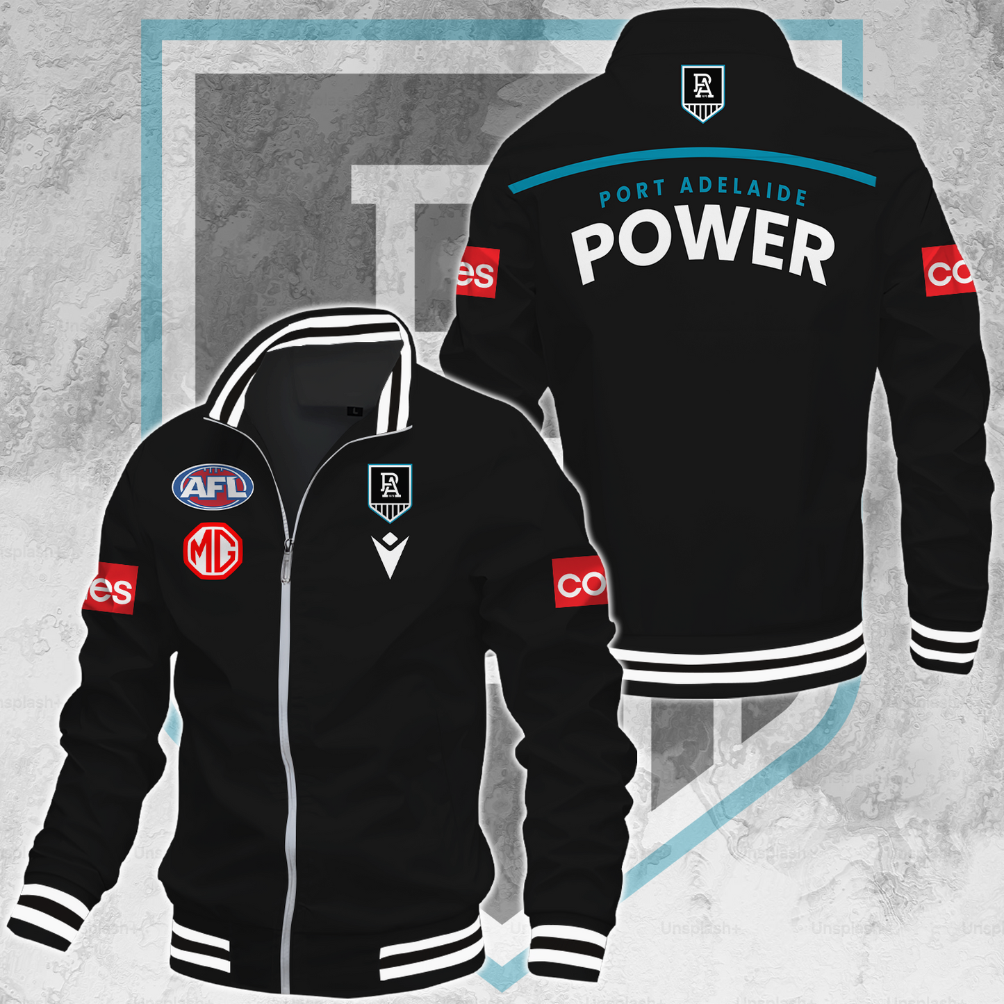 Port Adelaide Power Football Club AFL 2025 Limited Edition Casual Jacket TM NTA V52