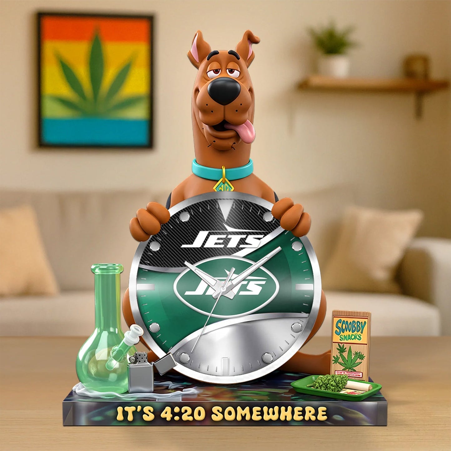 PREMIUM DESK CLOCK PLANQUE X NYJ NDT NHM