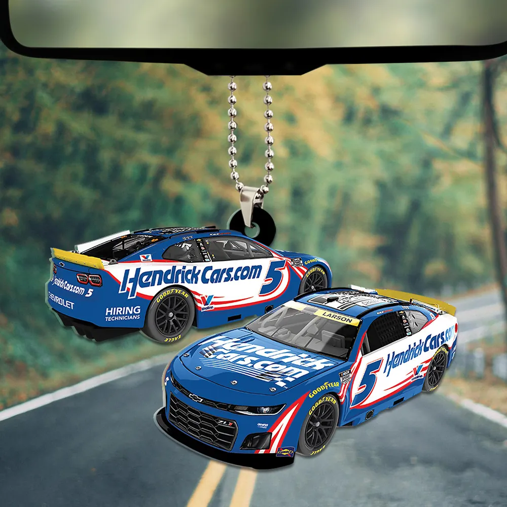 Premium Kyle Larson NASCAR Cup Series Champion 2025 Acrylic Car Ornament V4 NMD TTV