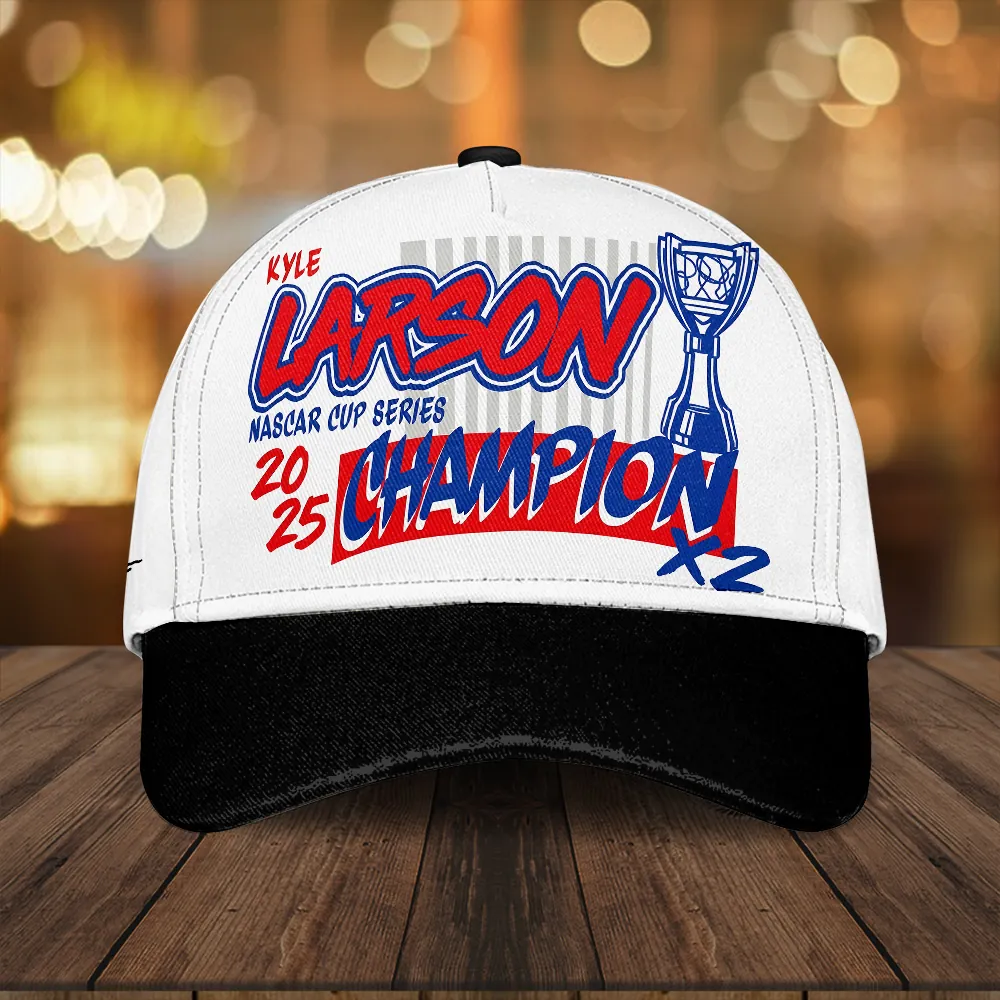 Premium Kyle Larson NASCAR Cup Series Champion 2025 Cap V1 NMD TTV