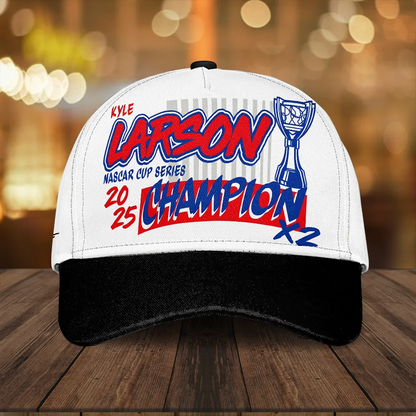 Premium Kyle Larson NASCAR Cup Series Champion 2025 Cap V1 NMD TTV