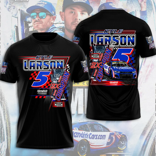 Premium Kyle Larson NASCAR Cup Series Champion 2025 Shirrt V8 NMD TTV