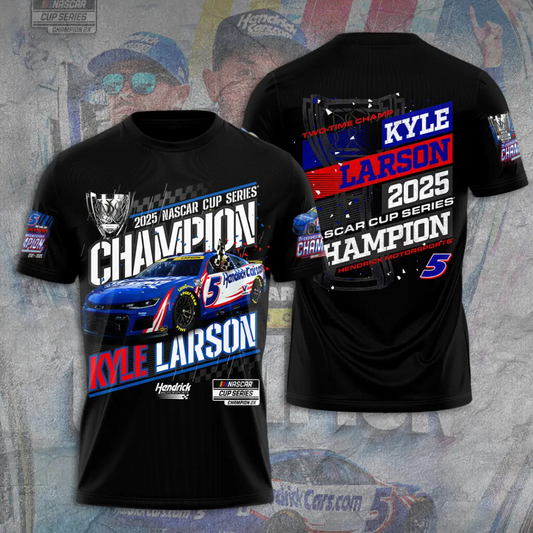 Premium Kyle Larson NASCAR Cup Series Champion 2025 Shirrt V9 NMD TTV