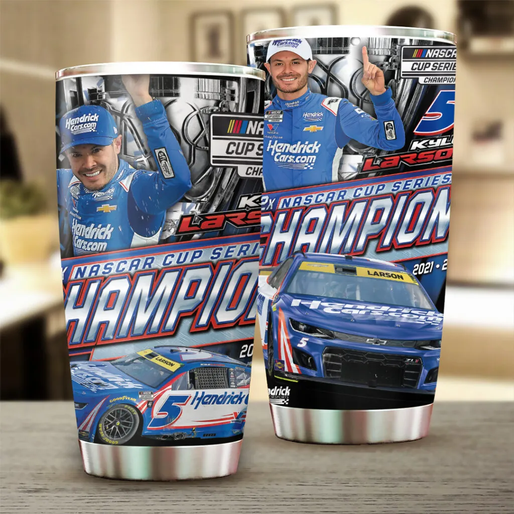 Premium Kyle Larson NASCAR Cup Series Champion 2025 Tumbler Cup V1 NMD TTV