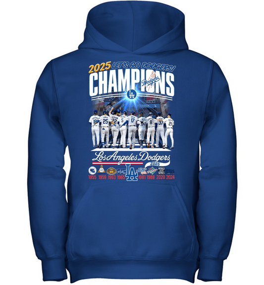 Premium MLB LAD Champions 2025 Hoodie V12NMD 201025 TTV