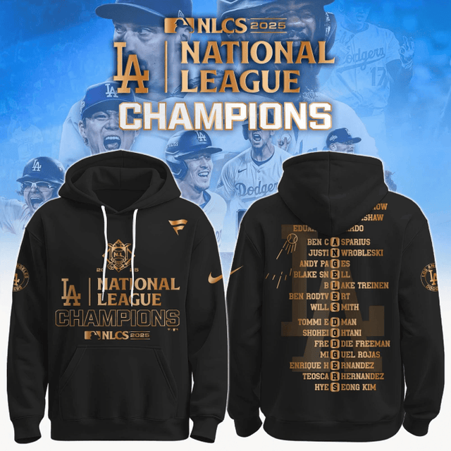 Premium MLB LAD Champions 2025 Hoodie V8 NMD 201025 TTV