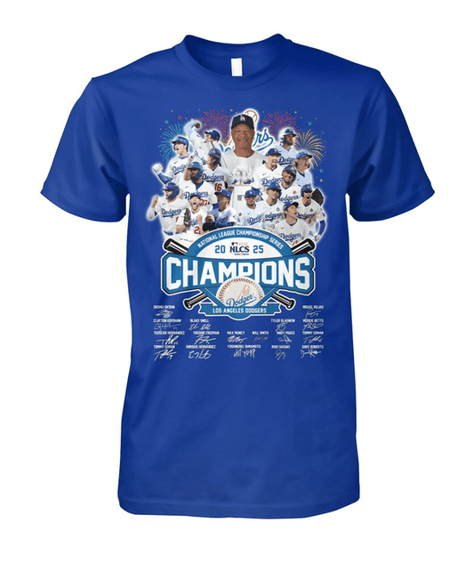 Premium MLB LAD Champions 2025 T-shirt V2 NMD 201025 TTV